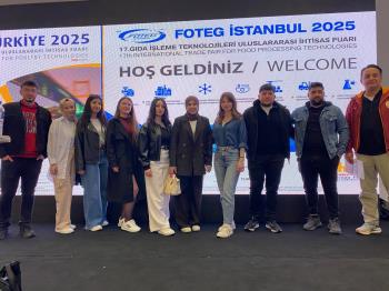 Gıda Kalite Kontrol ve Analizi Programı Foteg İstanbul-2025, 17. Gıda İşleme Teknolojileri Uluslararası İhtisas Fuarına katıldı.