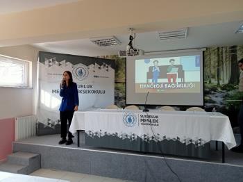 Yüksekokulumuzda Bağımlılık konulu konferans verildi.